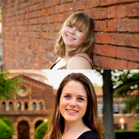 2020 Scholarship Award Winners. Top: Willows HS Senior, Daria Danley. Bottom: CSU Chico PreMed Senior, Kallie Griffin.